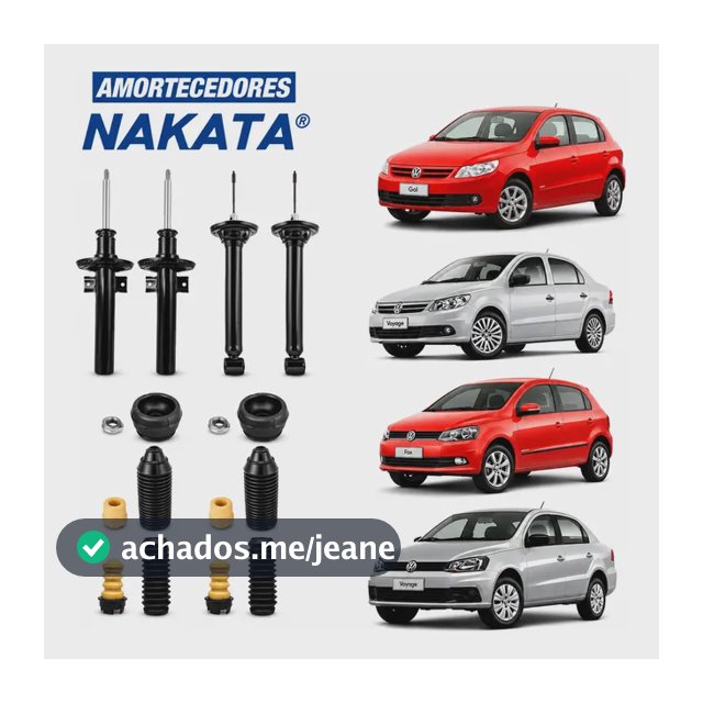 Kit Suspensão Completa Gol Voyage G5 G6 G7 2008 2018.