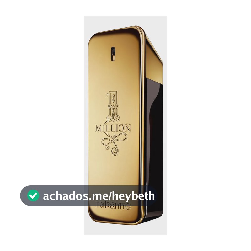Perfume Masculino Rabanne 1 Million 100ml Eau de Toilette EDT – Fragrância Amadeirada Picante com Couro e Âmbar