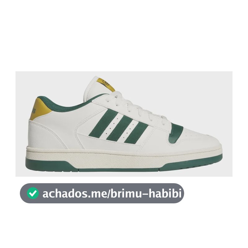 Tênis Masculino Break Start adidas Branco Liso 40 Br