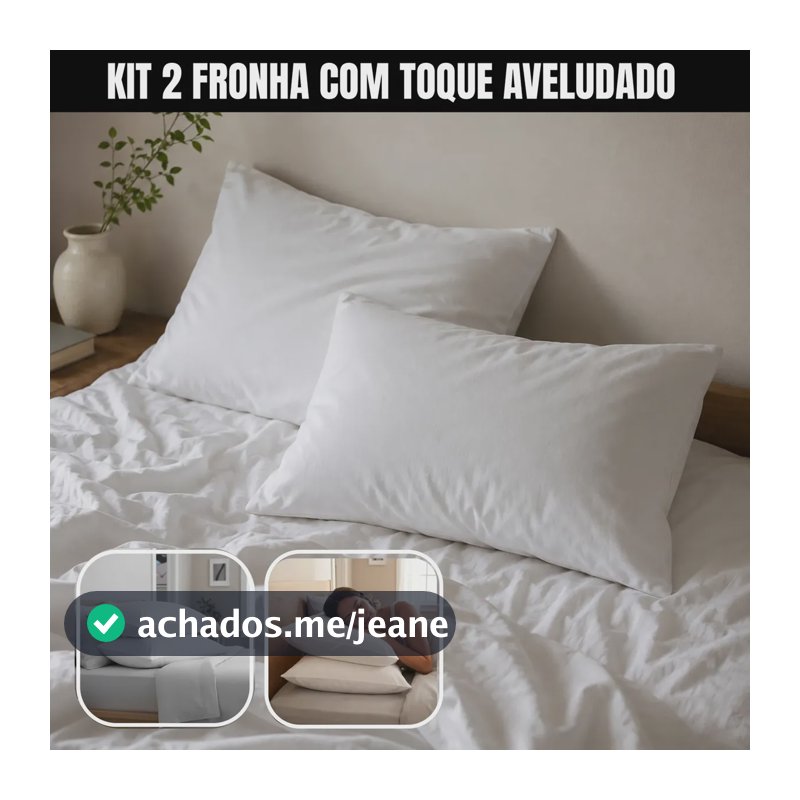 2 Fronha Travesseiro Avulsa 50x70 Toque Aveludado Percal Flex 200 Fios Poliéster Premium cor Branco Liso