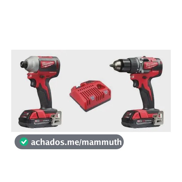 Kit Parafusadeira Furadeira Impacto 1/2 + Parafusadeira