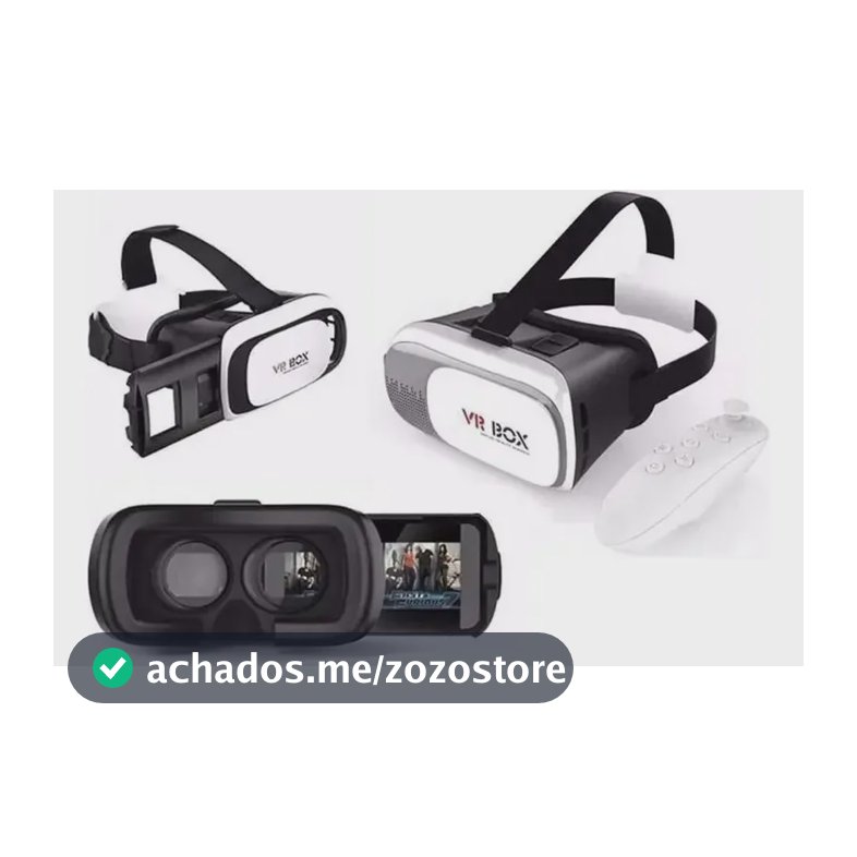 Óculos Vr Box 2.0 Realidade Virtual + Controle Bluetooth