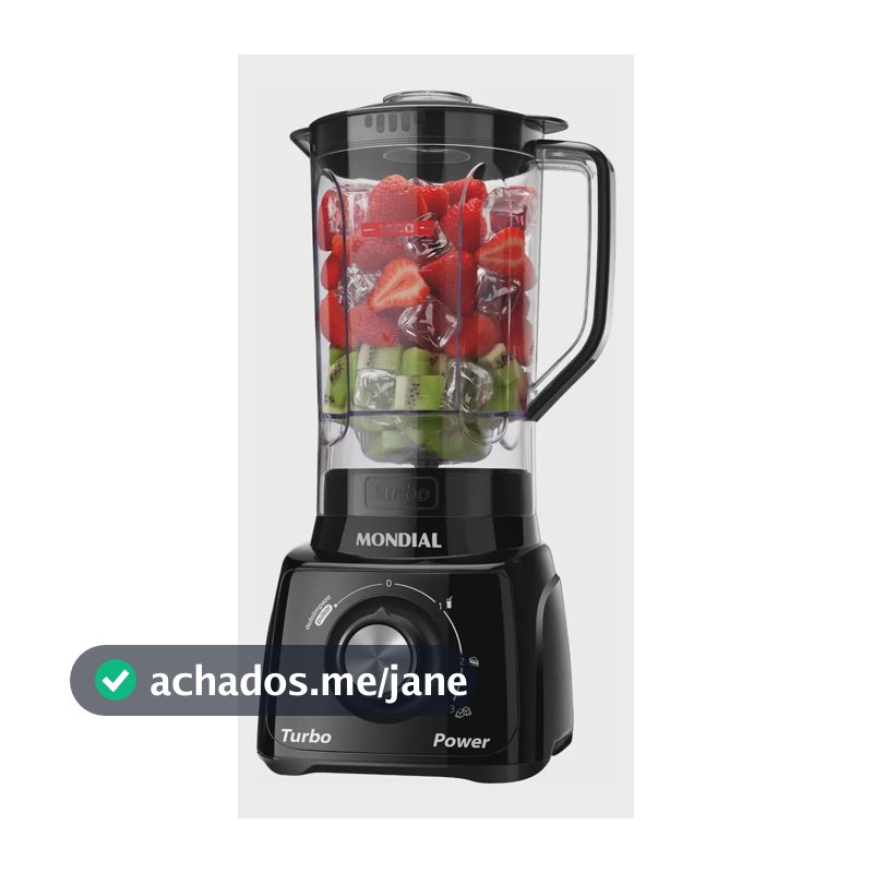 Liquidificador Turbo Power Mondial 550W - L-99 FB