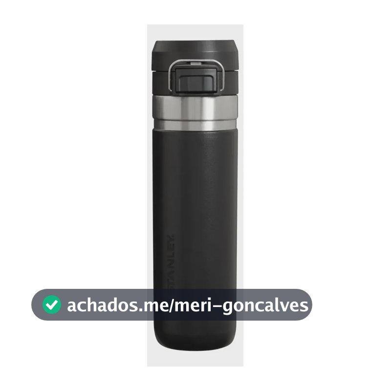 Garrafa Térmica Stanley Quick Flip 710ml Preto Negro 2.0