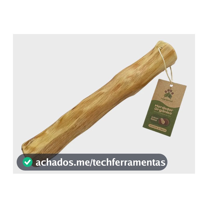 Mordedor Natural Helpwood G Antiestresse Para Cachorro