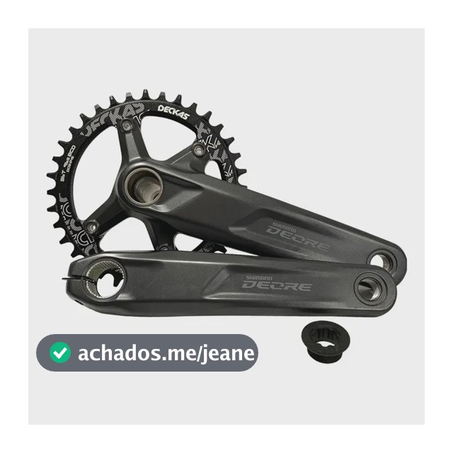 Pedivela Single Shimano Deore Fc-m4100 Integrado Mtb S/ Mov