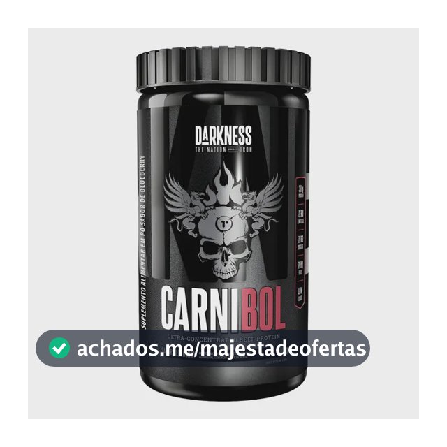 Carnibol Blueberry 900g - Darkness Proteina Isolada Da Carne Blueberry