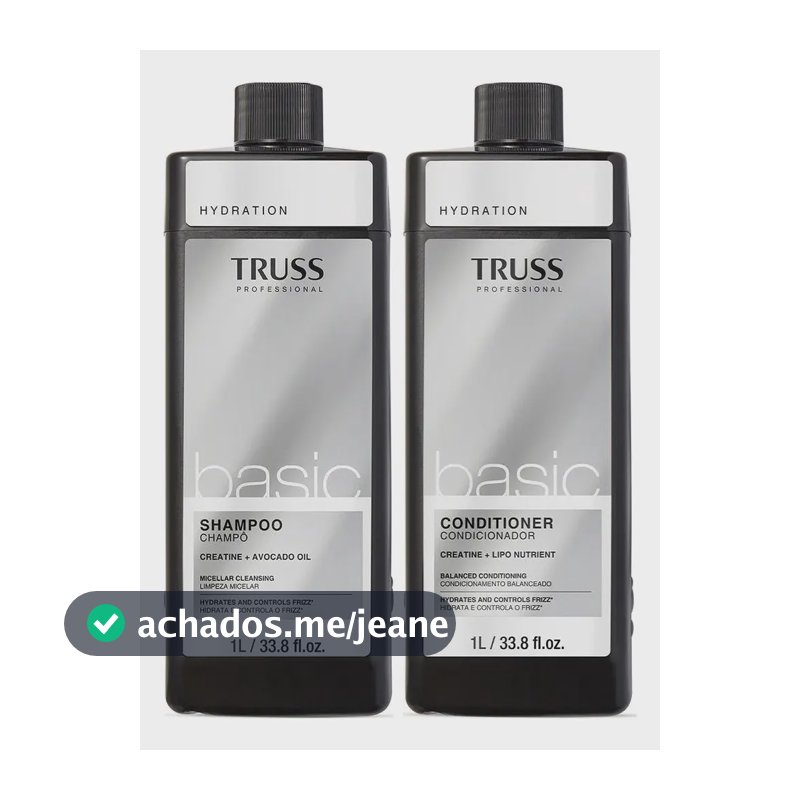 Truss Basic Kit Shampoo E Condicionador 1l