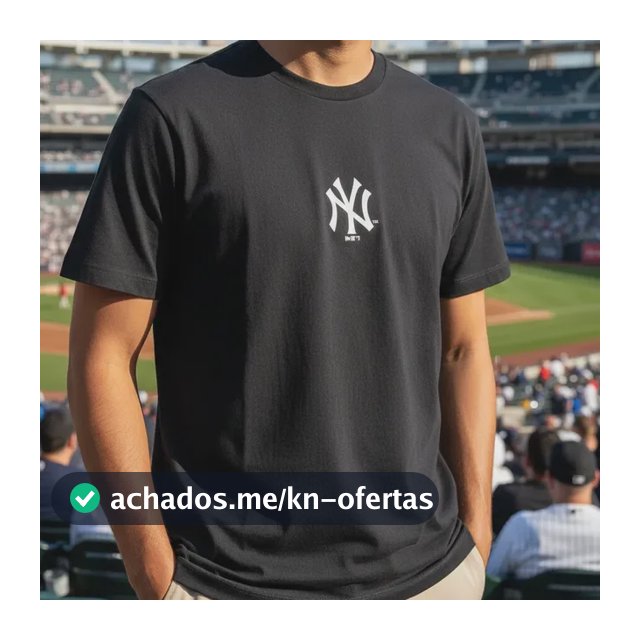 Camiseta New Era New York Yankees Preto