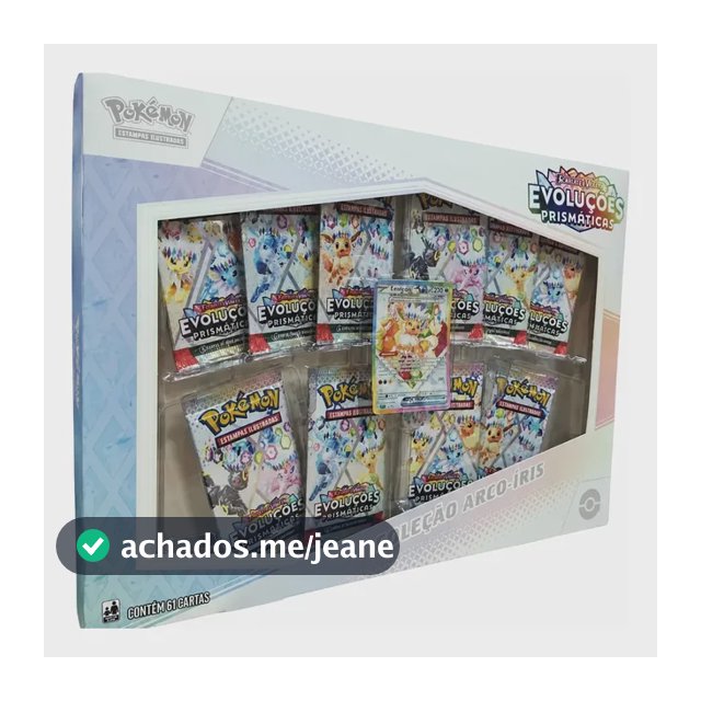 (pt-br) Box Coleção - Evoluções Prismáticas - Arco Íris