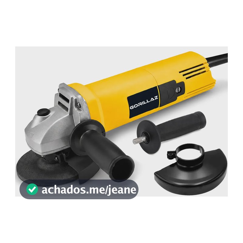 Esmerilhadeira Lixadeira Angular Profissional 850w 115mm 4.1/2 11000rpm GEA850 Gorillaz
