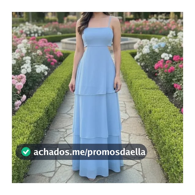 Vestido Longo Feminino Acinturado Moda Roupa Tendencia Alça