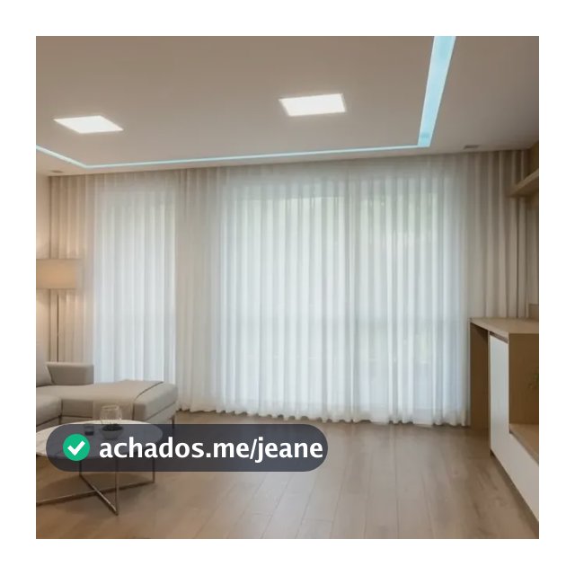 Cortina Gaze De Linho 10m X 2,7m Sem Forro Para Trilho Suiço