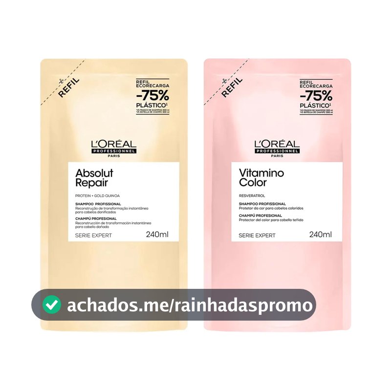 Kit Refil Shampoo Absolut Repair + Vitamino Color Loréal
