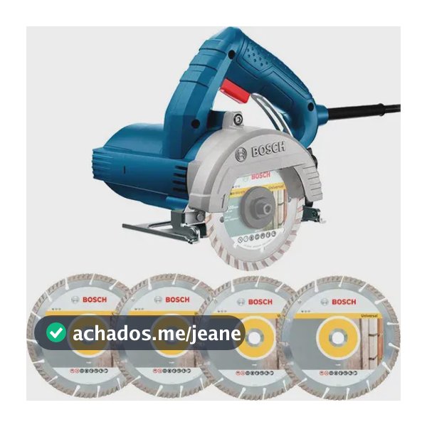 Serra Marmore Gdc150 1500w Com 4 Discos Bosch 127V