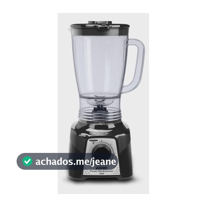 Liquidificador Arno Power Mix Essential Preto Lq19 | Arno