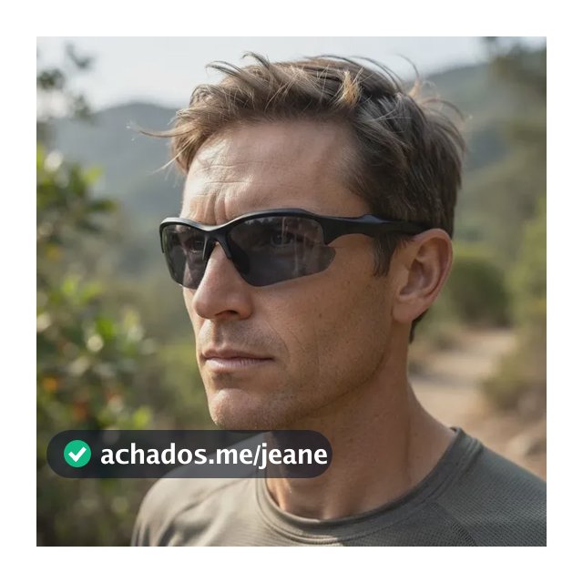 Óculos Estiloso, Adequado Para Baisebol, Corrida, Uv400 Preto