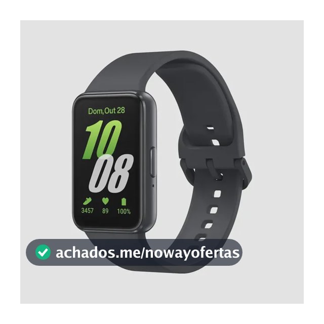 Samsung Galaxy Fit3 Pulseira Esportiva grafite