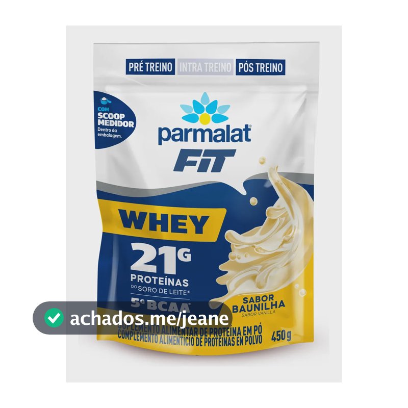 Whey Protein Parmalat 450g Baunilha