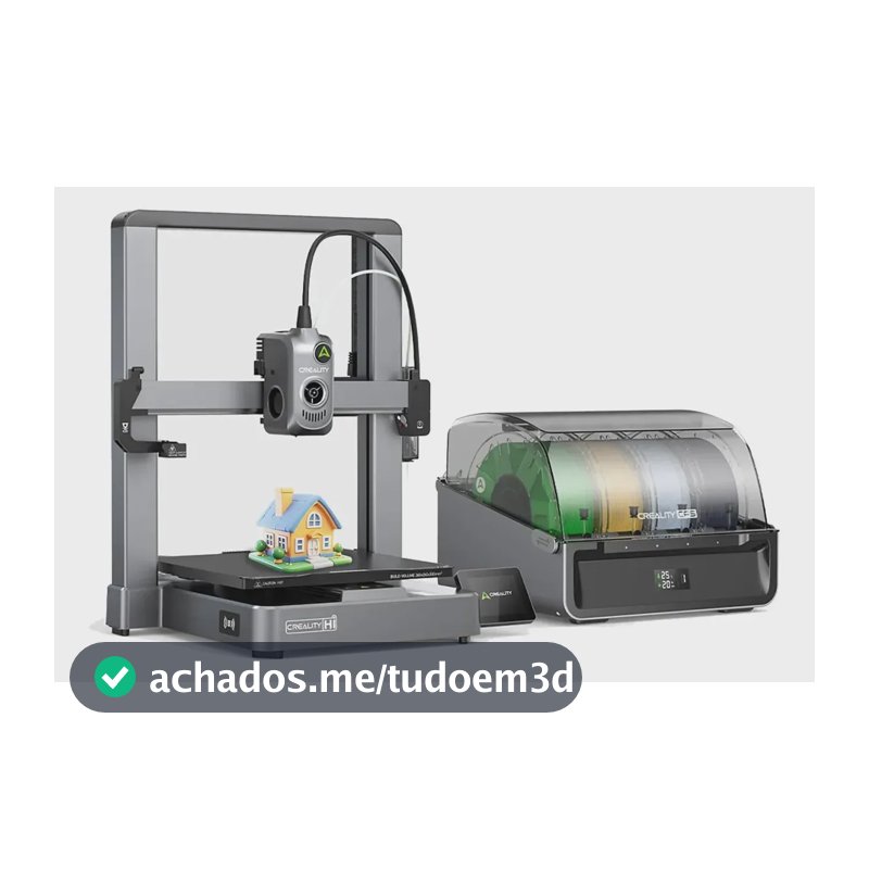Impressora 3D Creality Hi Combo Multicolor com Auto Nivelamento e Alta Velocidade