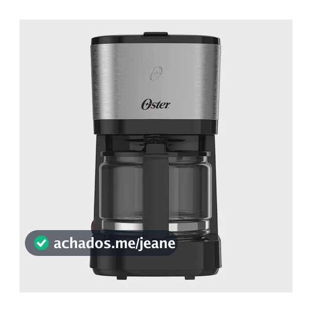 Cafeteira Elétrica Inox 19 Xícaras Ocaf300 Preto Oster Preto