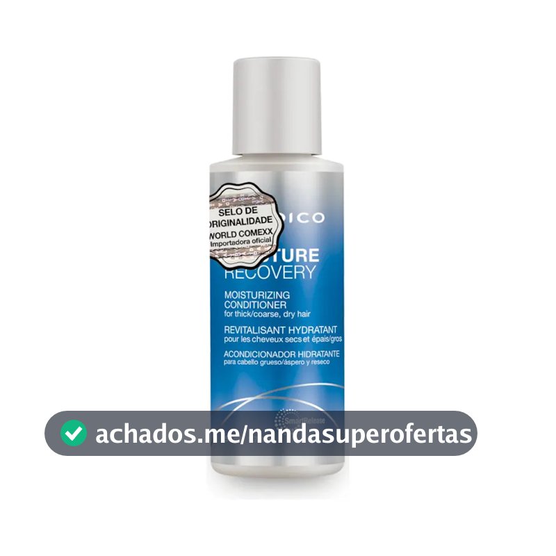 Condicionador Joico Moisture Recovery Miniatura 50ml Azul