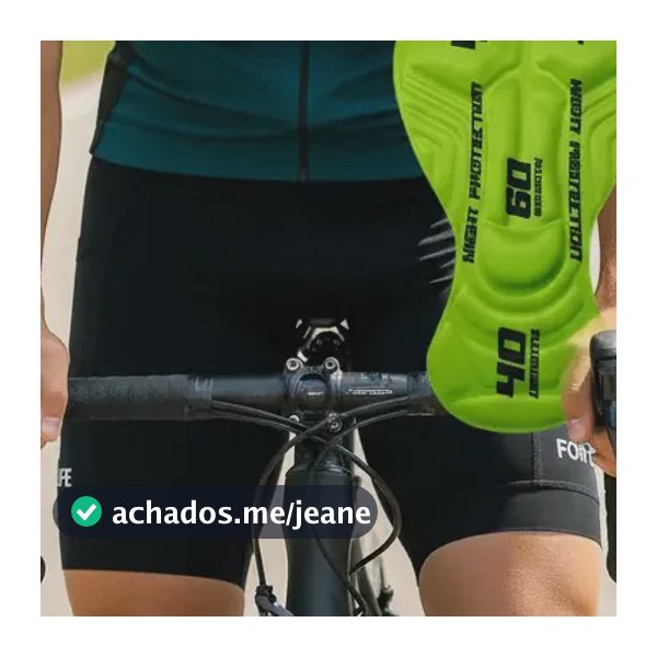 Bermuda Ciclismo Uv Com Bolsos Forro D120 Gel Profissional