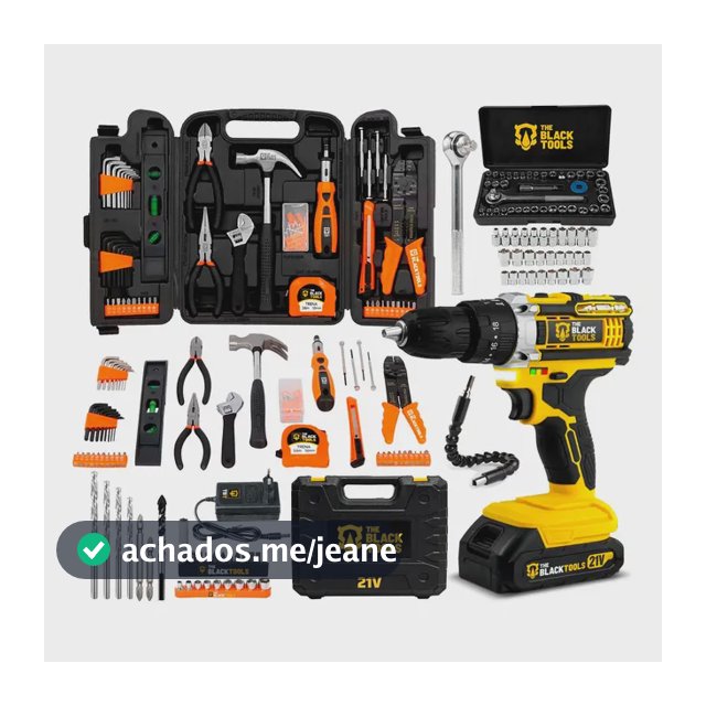 The Black Tools Tb-21px-169p Estruturada Preto