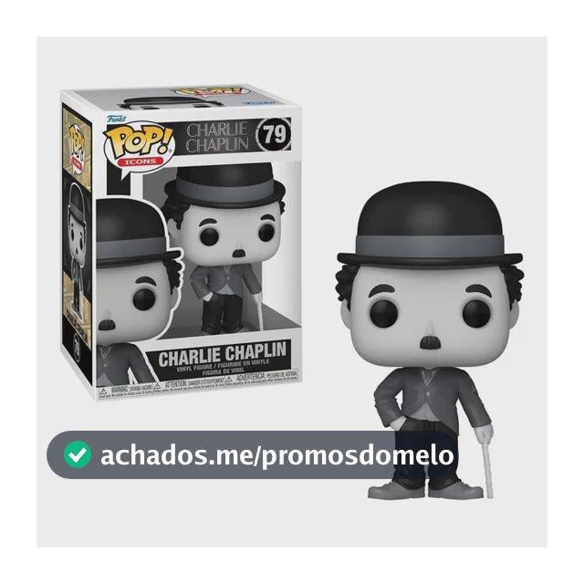 Boneco Funko Pop Charlie Chaplin #79