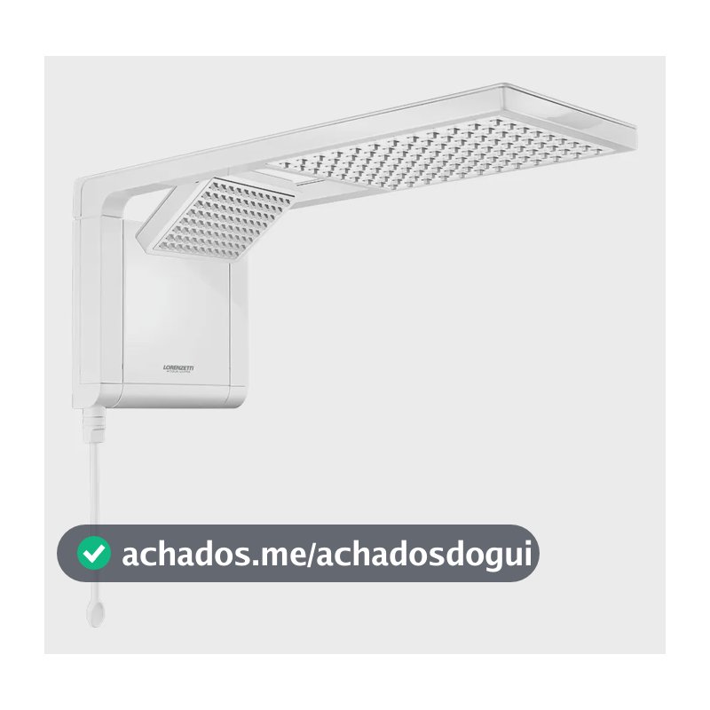 Chuveiro Eletrônico Lorenzetti Acqua Duo Ultra Branco 7800W