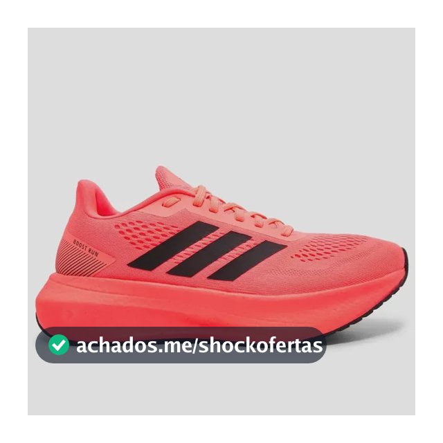 Tênis Feminino Boost Run W adidas Rosa Liso 36 Br