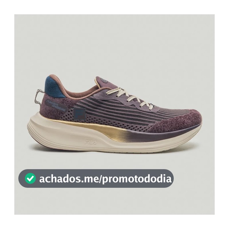 Tênis Masculino Racer Speedzone Se Fila Marrom Dark/marinho/bordo Escuro Liso 41 Br