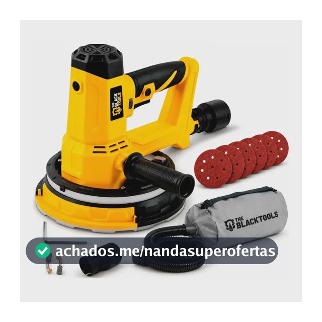 Lixadeira Orbital De Parede Sistema Com Coletor De Pó 710w