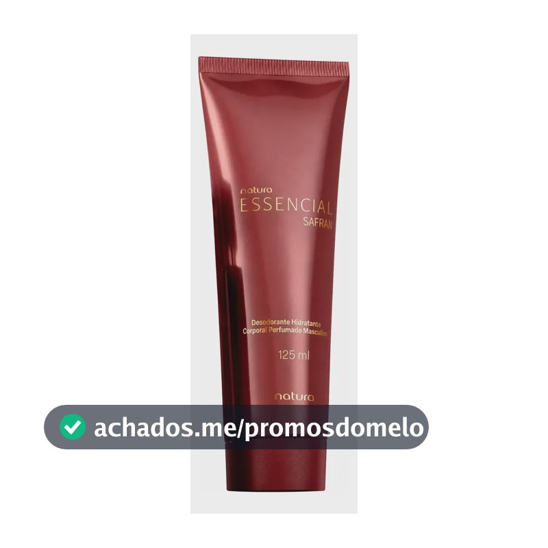 Hidratante Essencial Safran Corporal Natura Masculino 125ml Essencial Safran