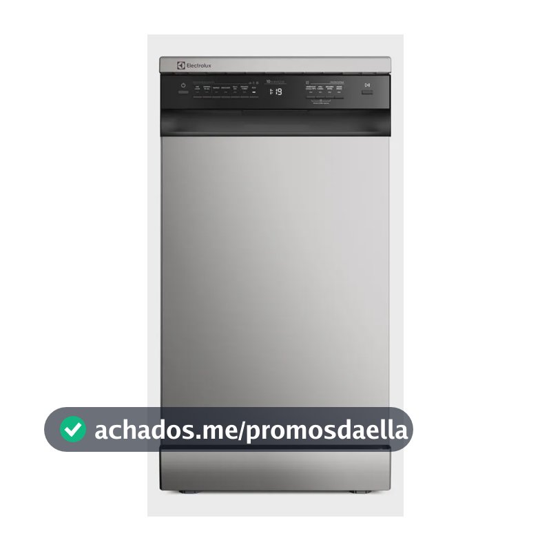 Lava-louça Electrolux 10 Serviços Inox Lava E Seca 50' Ls10e Prateado
