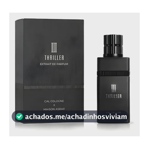 Perfume Iii Thriller Maison Asrar 100ml