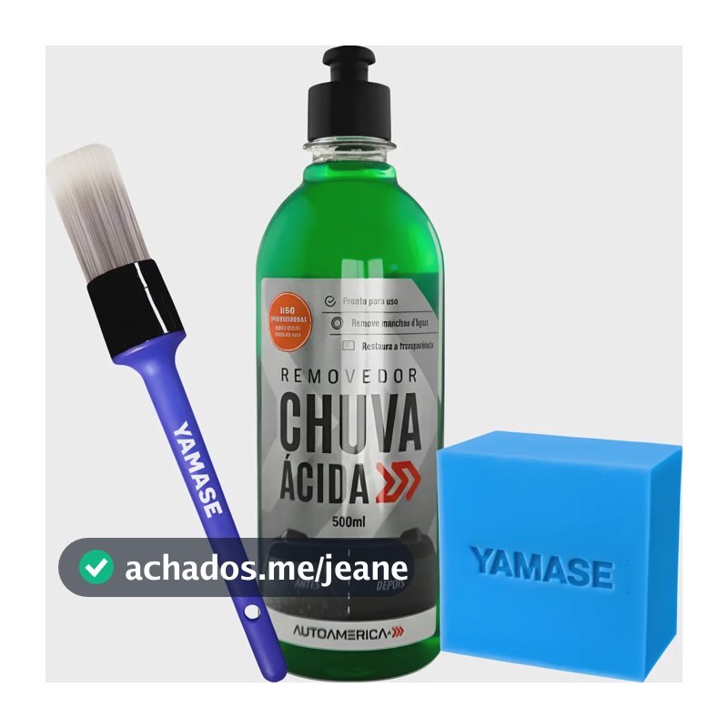 Kit Remover Chuva Ácida Automotivo Autoamerica 500ml Pincel