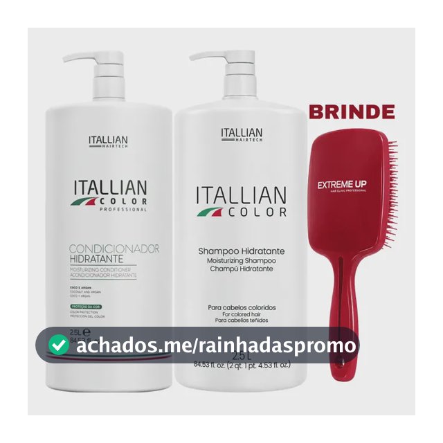 Kit Shampoo E Condicionador Lavatório Itallian Color 2,5l