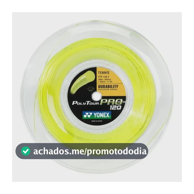 Corda Yonex Poly Tour Pro 1.20mm Copolímero - Rolo Com 200m