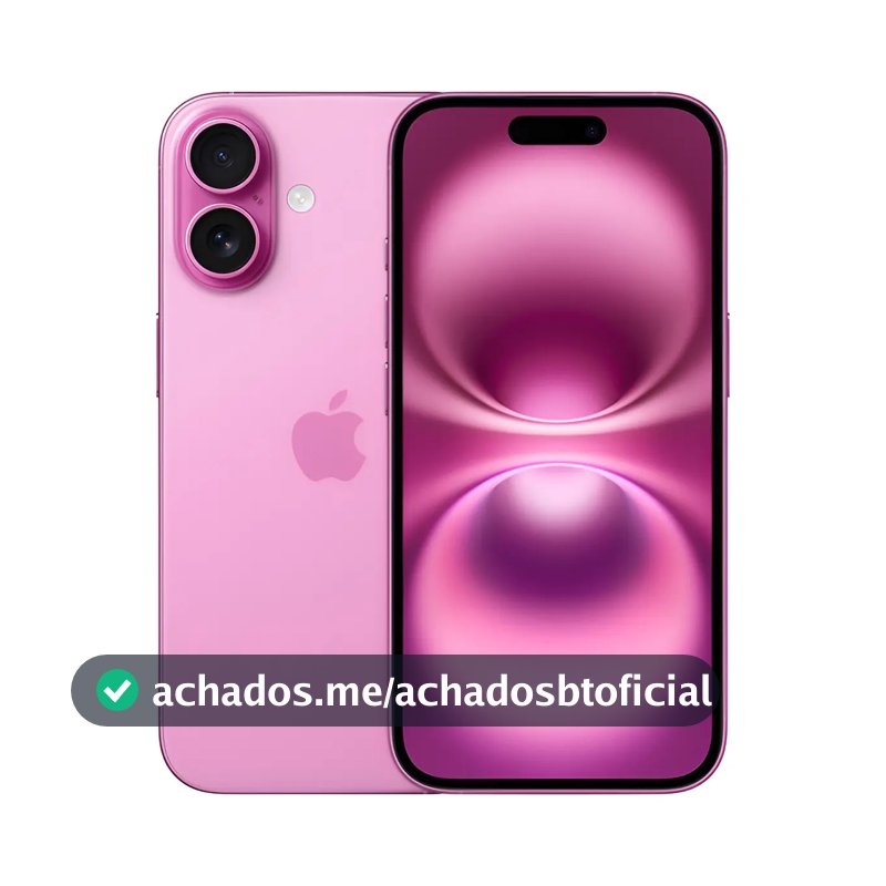 Apple iPhone 16 (256 GB) - Rosa - Distribuidor Autorizado