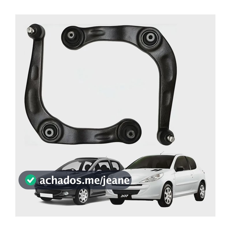 Par Bandeja Balança Peugeot 206 207 Hoggar Dianteira C/ Pivô