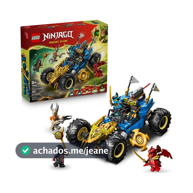 Brinquedo de carro transformável Lego® Ninjago® Jay's 71856