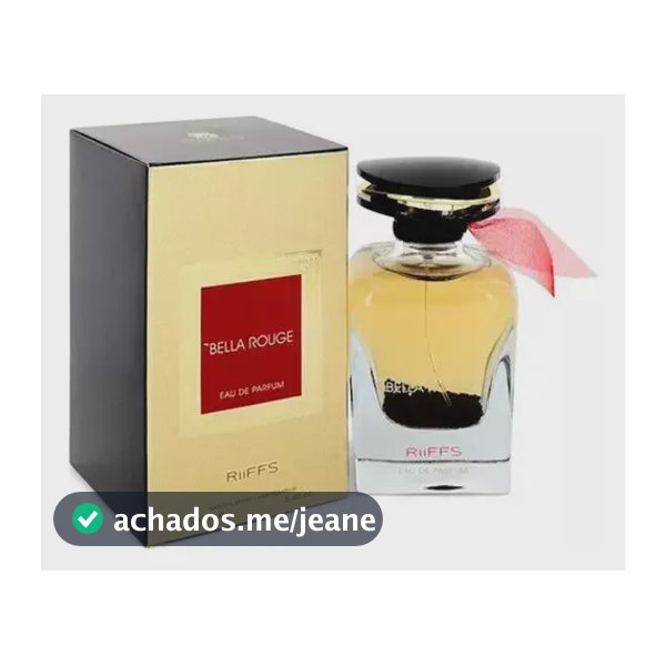 Perfume Riiffs Bella Rouge 100ml Eau De Parfum Feminino