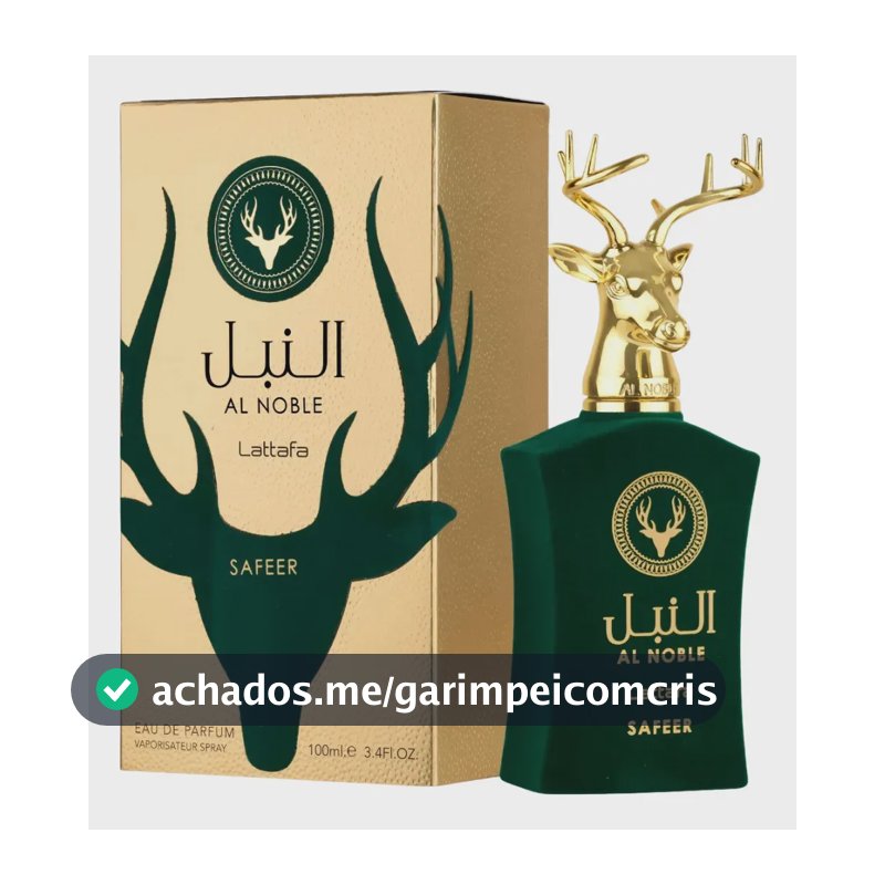 Perfume Arabe Lattafa Al Noble Safeer Original Eau De Parfum 100ml