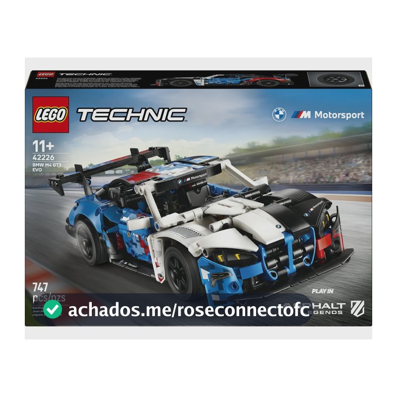 Lego Technic Bmw M4 Gt3 Evo 42226 de 747 peças