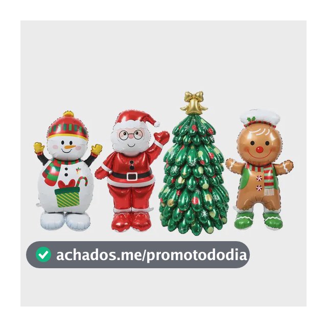 Kit 4 Papai Noel Inflável Gigante 1,5m Balão Decor De Natal Vermelho 0