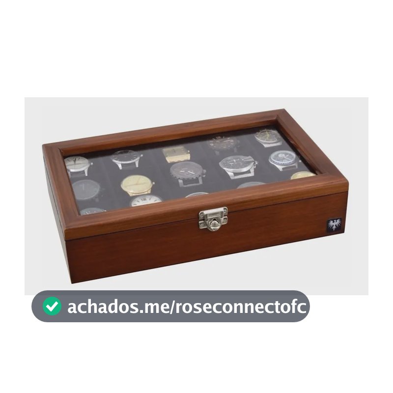 Linda Caixa, Porta, Estojo Para Relógios -  Com 15' Casulos.