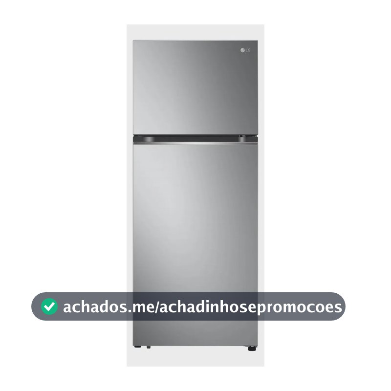 Geladeira LG Frost Free Inverter 395L Duplex Inox Look - 127V