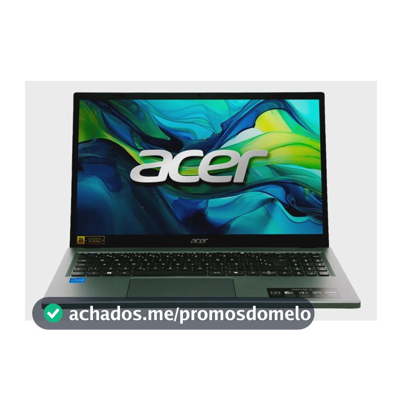 Notebook 15.6" Acer Aspire Go com Tela IPS Full HD Touchscreen Processador Intel Core i7 de 13ª Geração 16GB RAM DDR5 SSD de 512GB Tecla Copilot IA Windows 11