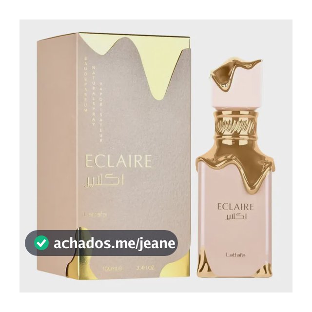 Perfume Lattafa Eclaire 100ml Eau de Parfum Feminino Original